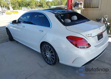 2017 Mercedes-Benz C 300 Sport из США, поврежденный, VIN 55SWF4JB3HU179548